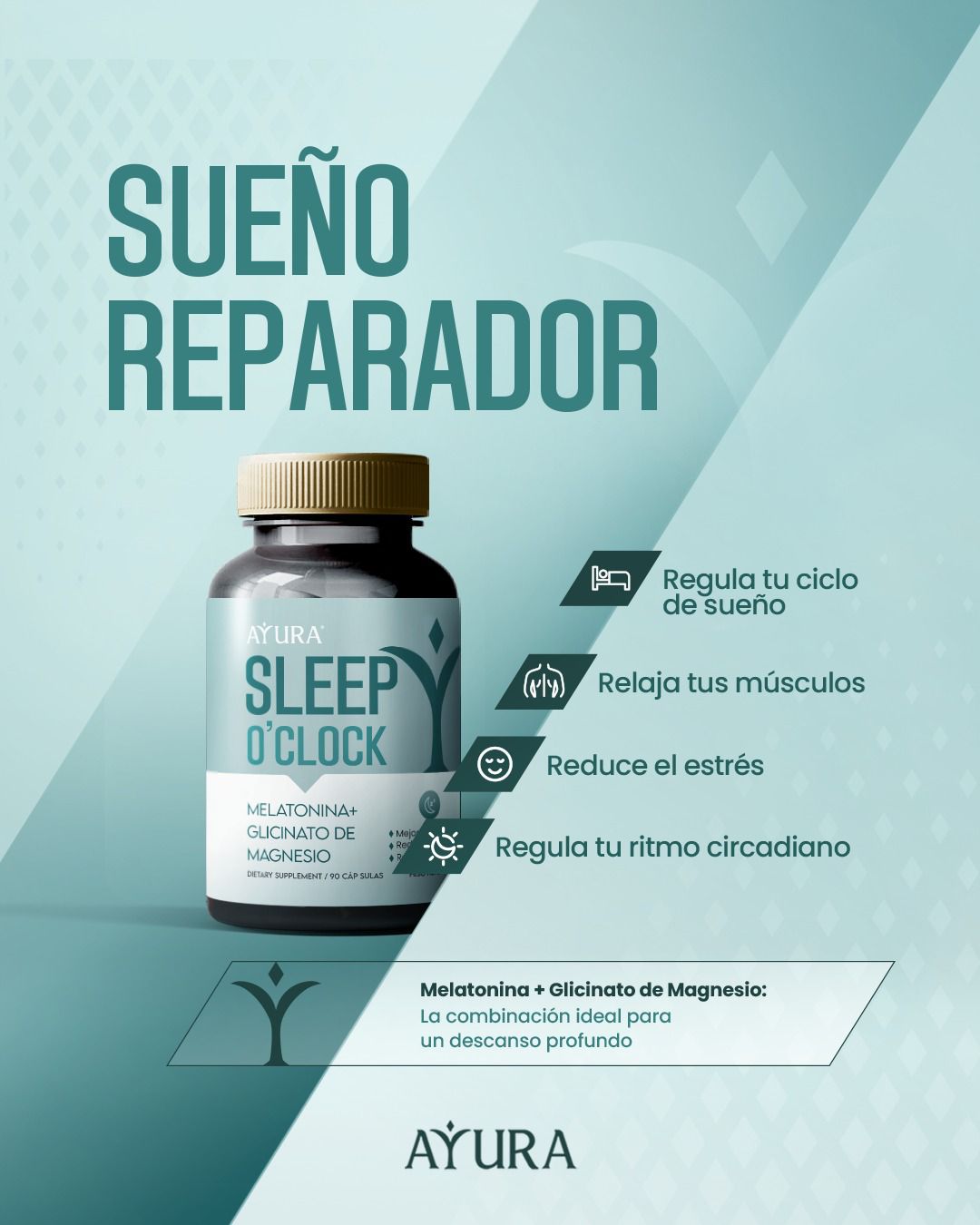 Sueño Profundo – Melatonina + Magnesio Natural