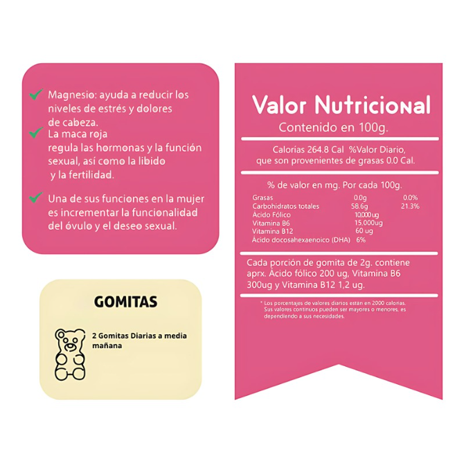 Gomitas BBL Effect - Curvas de Impacto con Aguaje y Maca Roja